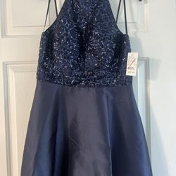 Navy Blue Dress