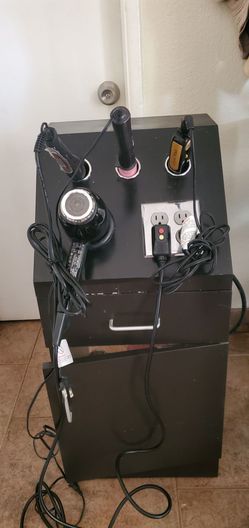 Cabinet for hair salon