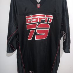 BRAND NEW Black ESPN football jersey (Size- Large)- $50