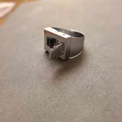 Open box never used ring with knife