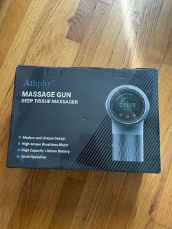 Athphy Deep Tissue Massage Gun with Storage Case - / Brand New Selling a high-quality Athphy Deep Tissue Massage Gun! Perfect for muscle recovery, fa