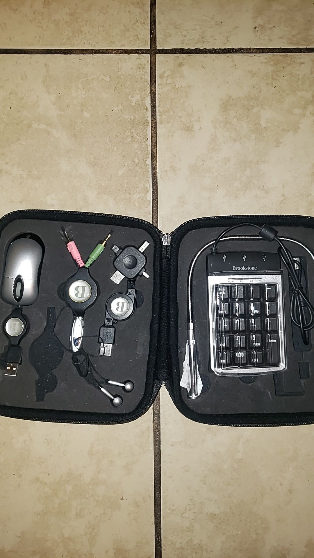 Brookstone travel computer kit