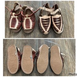 Size 11c, Huaraches For Boy (size 17 In Mexico)