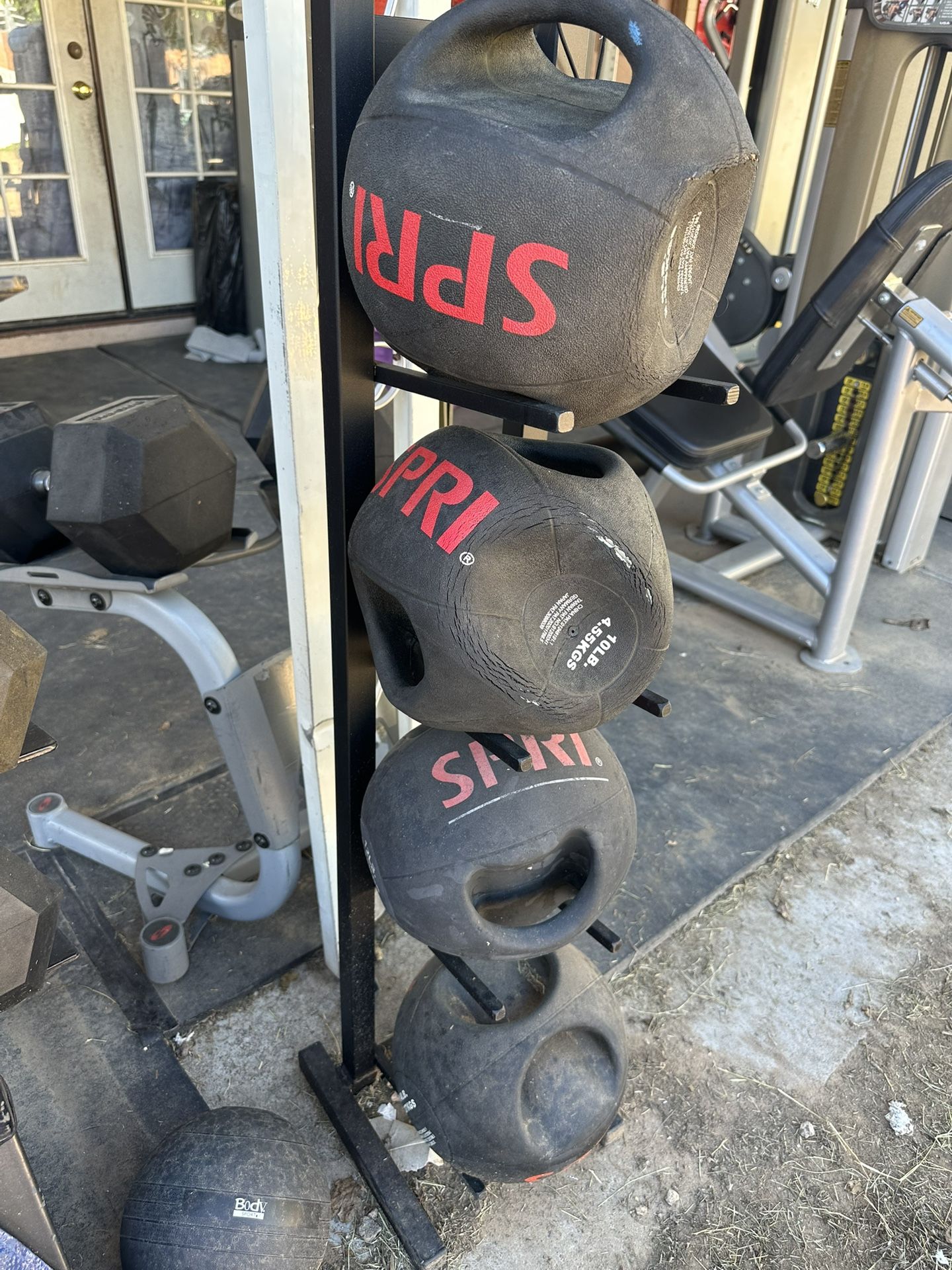 Rack Of Medicine Balls