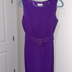 Purple Calvin Klein Dress-Size 4