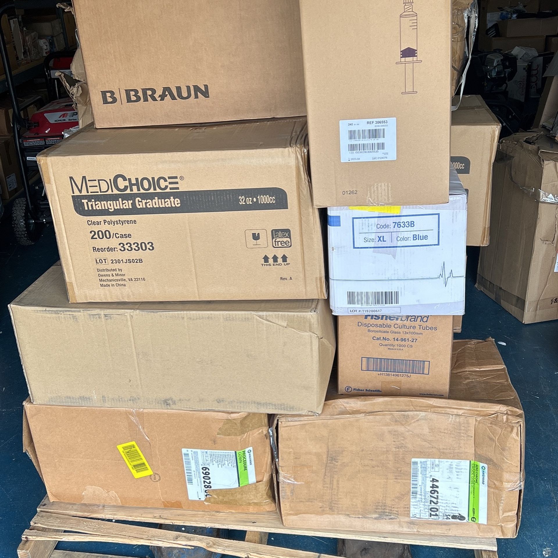 Medical Supplies Pallet All New