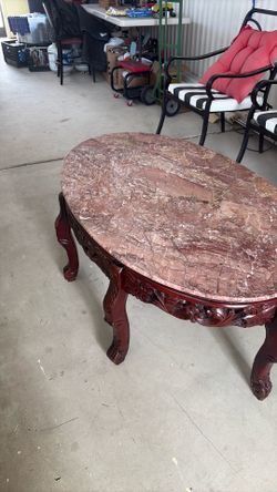 Real Marble top dining table