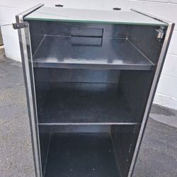 Wooden Cabinet on Coasters