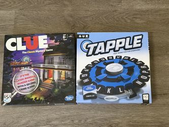 2 Games For $15 Clue & Tapple. Price Is Firm