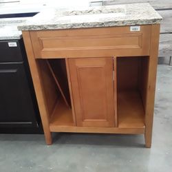 30 Inches  Carnmed Bathroom vanity  With TOP