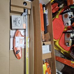 STIHL ATTACHMENT KM 90 R AND HEAD WEEDWACKER AND PRUNER CHAINSAW 