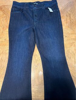 Express Dark Wash Flare Jeans with Tags