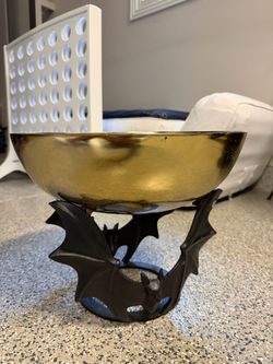 Pottery Barn Sold Out Large Metal Bat Bowl