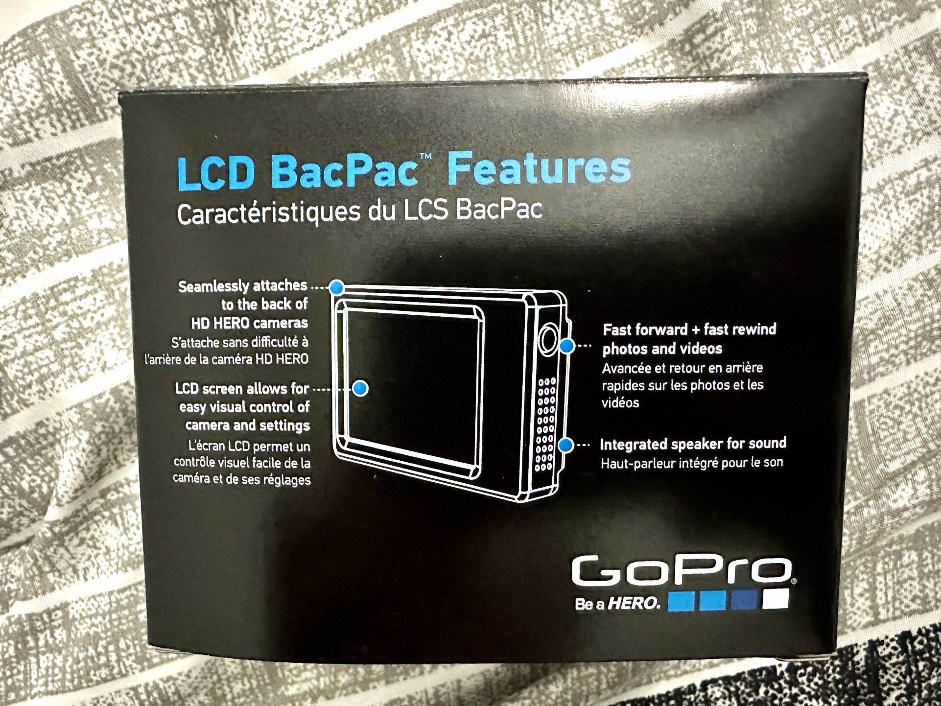 GoPro Hero LCD Touch BacPac Waterproof Expansion Back Door dive 4 Pcs Set