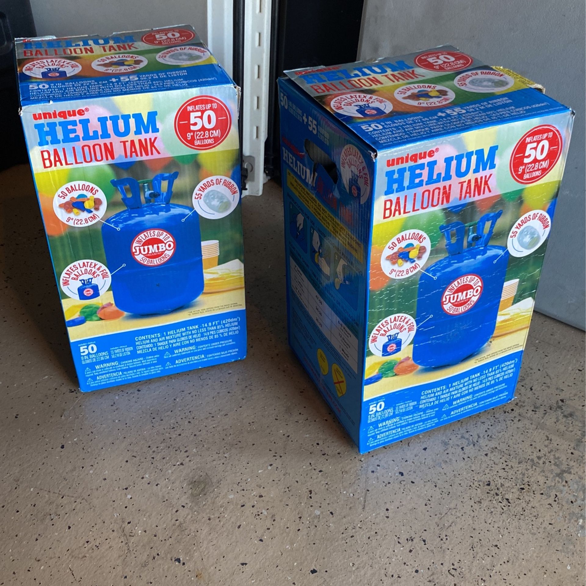 Helium Balloon Air Tanks
