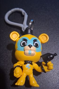 New Five Nights at Freddy's Glamrock with a fazer blaster Keychain