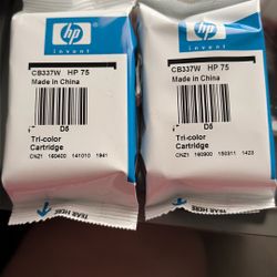 HP 75 Tri-color Ink Cartridges (2)