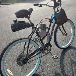 Motorized Bike 100cc 2 Stroke Huffy Cruiser 