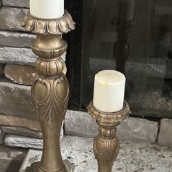 Gold Candle Holders 