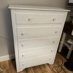 Wood Dresser Five Drawers