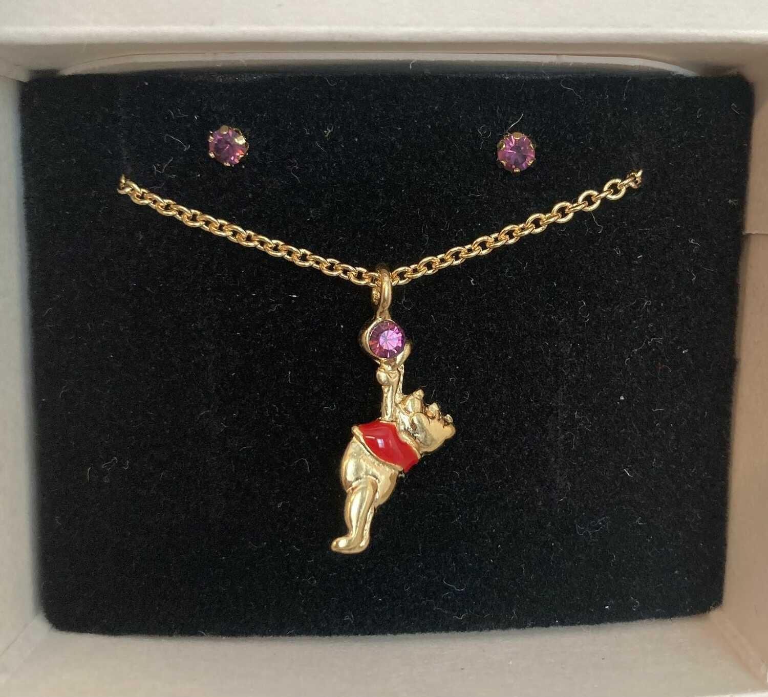 Winnie The Pooh Jewelry Set 
