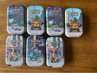 Pokémon card mini tins