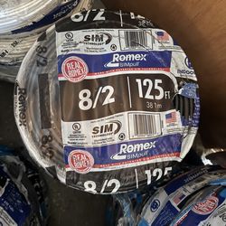 romex 8/2 125ft 200$
