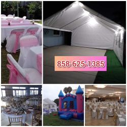 🛑SILLAS MESAS MANTELERÍA CARPAS CRISTALERÍA Y MUCHO MAS 🛑