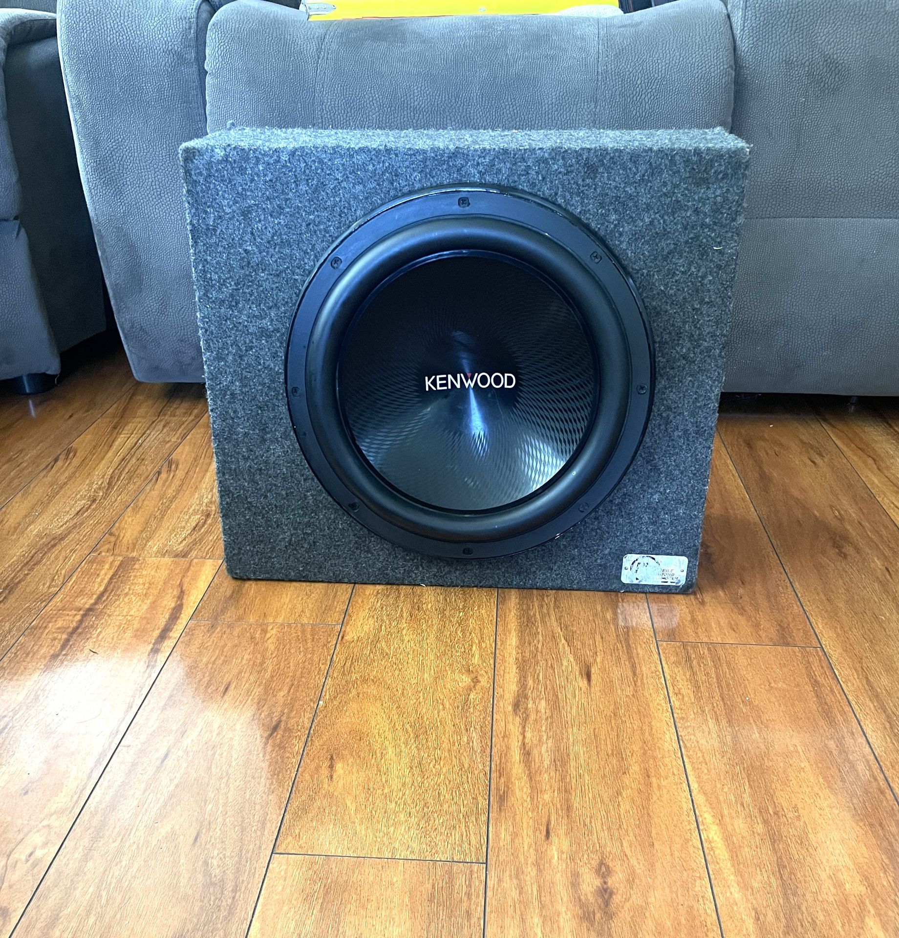 12 Inch Kenwood Shallow Sub Subwoofer And Box