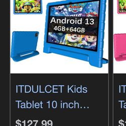 ITDULCET Kids Tablet 