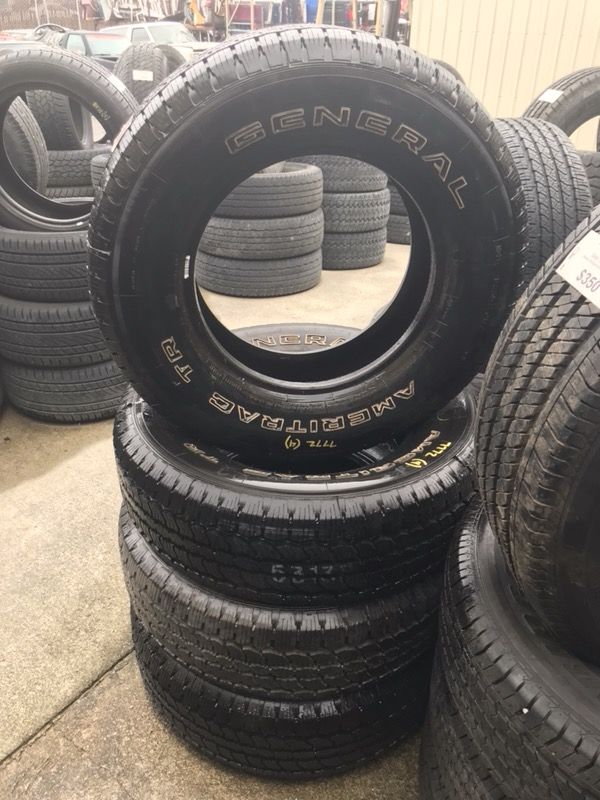 General Ameritrac TR P255/70R17 Set of Tires 17” Stock #7772
