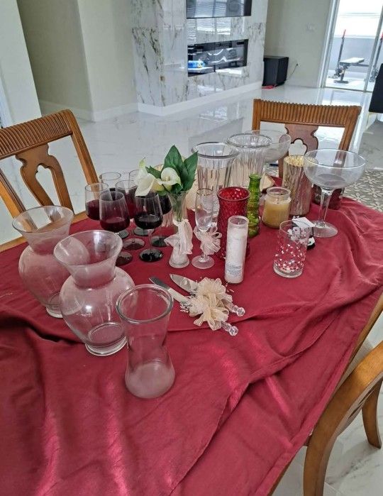 Home Decor Bundle β Vases, Candle Holders, Glassware, etc