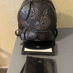 Coach Backpack Wallet And Coin Purse 