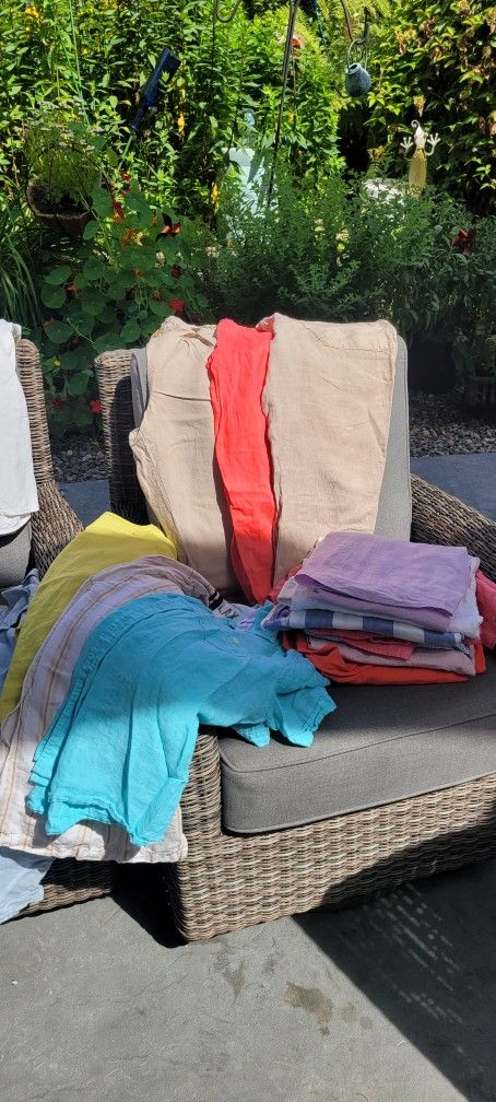 Women Large/Xlg 100%linen Clothing Collection