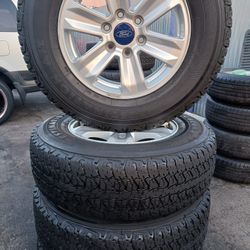 Juego De Rines Para Trocas Ford F150 Expedición Yantas Seminuebas Medida 17