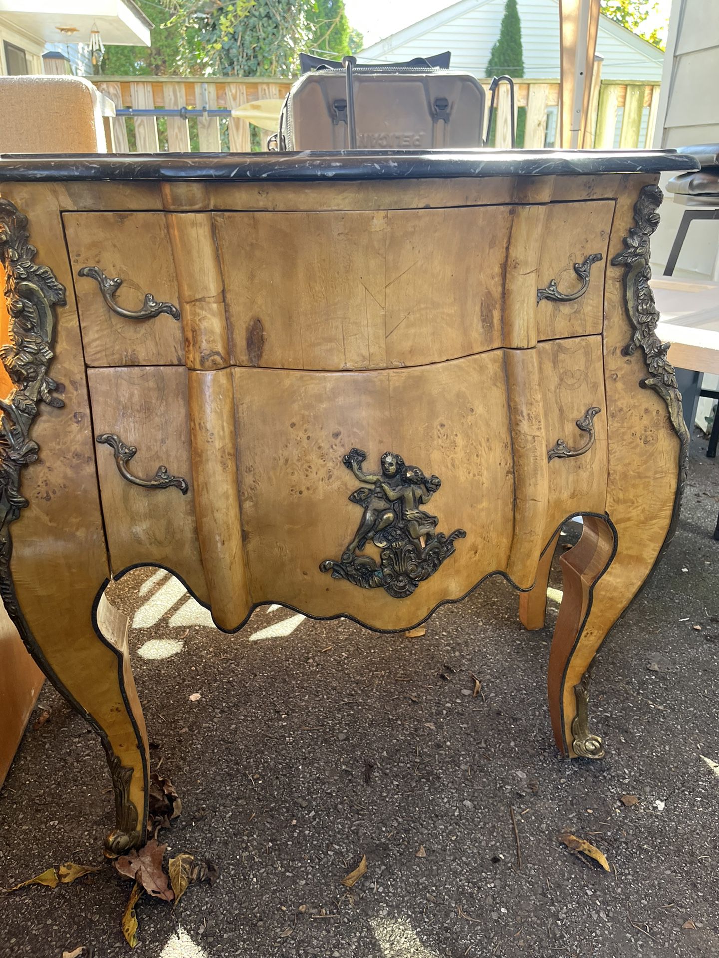 Louis XV Style Nightstand/End Table
