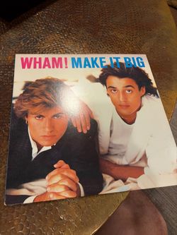 WHAM! Make It Big w/Inner Sleeve 1984 ,FC 39595 Vinyl Record LP CBS Columbia