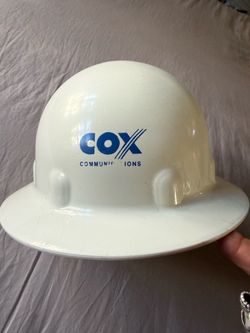 Vintage Cox Communications Hard Hat Halloween