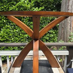 Round Dining Table Glass Top 54 Inches