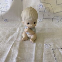 Vintage 1983 Precious Moments Porcelain Little Boy