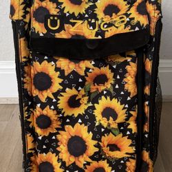 ZÜCA Rolling Bag – Sunflower Design
