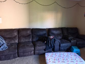 Reclining sectional