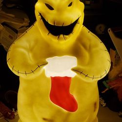 36" Tall Nightmare Before Christmas Jack,Oogie Boogie & Sally  Blow mold