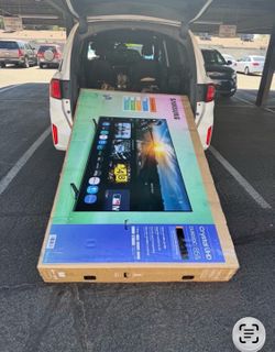 85 TV Samsung smart 4K HDTV 120 Hz $55 down on financing for delivery six month warranty