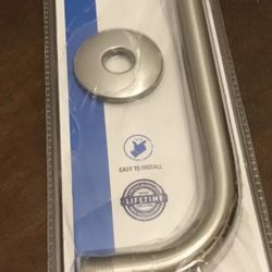 Project Source Chrome 12.4-in Shower Arm and Flange (contact info removed)-016