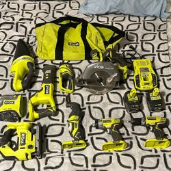 Ryobi 9 Tool Set