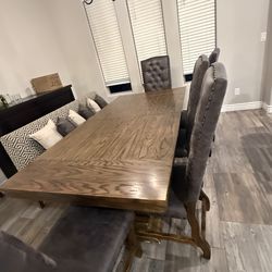 Gramercy Dining room set w/bench