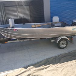 1999 Gregor Welded Aluminum Boat 14ft 