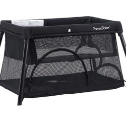 Pamo Babe Travel Crib, Portable Crib For Baby Lightweight Baby Travel Playpen, Foldable Travel