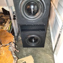 subwoofers And Amp 